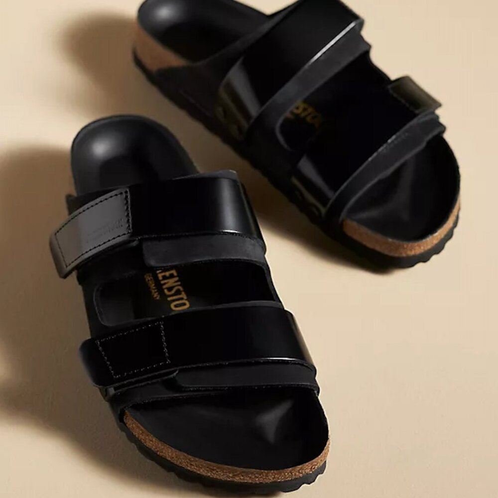 Birkenstock Uji High Shine Nubuck Sandals - NIB